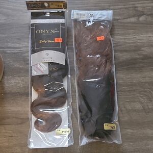 Onyx Boby Wave Hair Extensions in T1B/30 Brown Blend